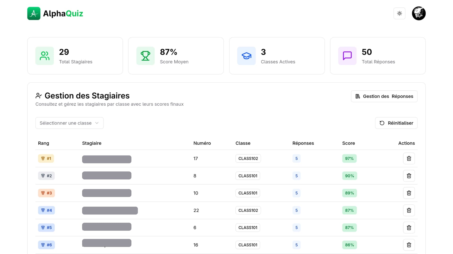 AlphaQuiz – Full-Stack Web Testing Platform for First-Year Development Trainees thumbnail 12