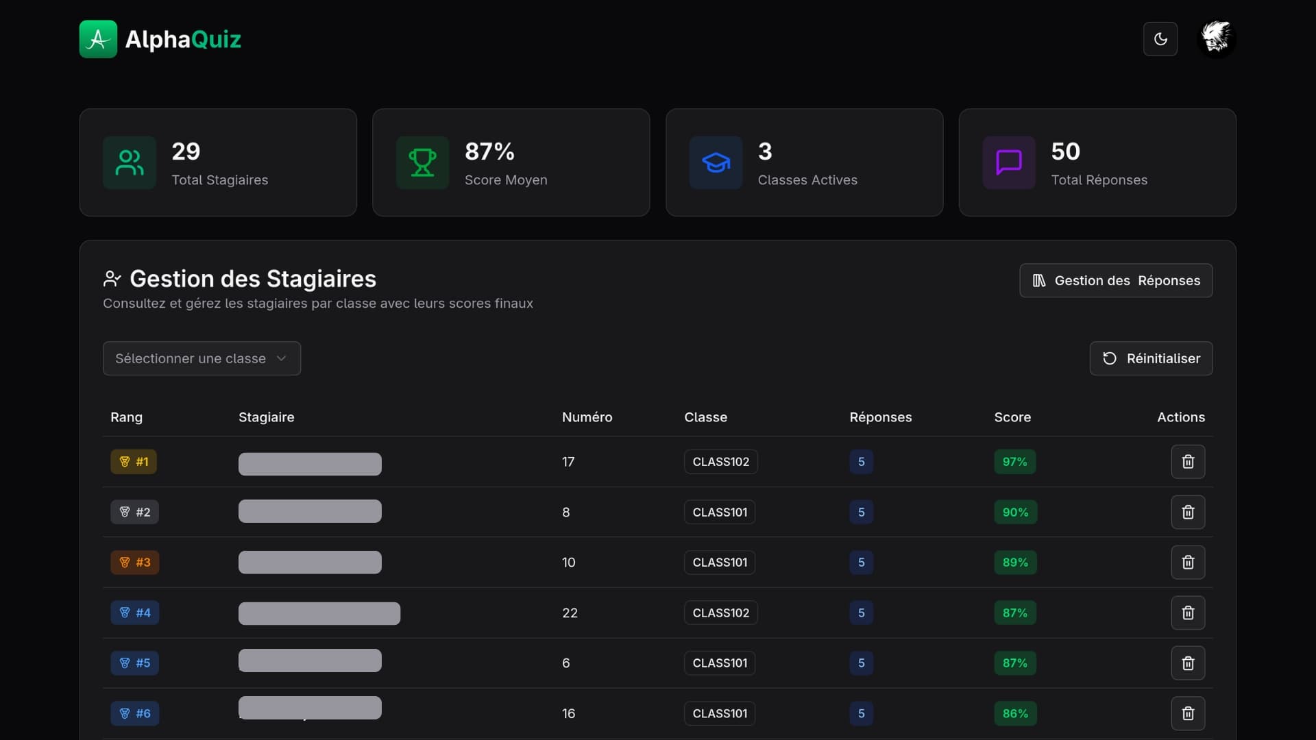 AlphaQuiz – Full-Stack Web Testing Platform for First-Year Development Trainees thumbnail 11